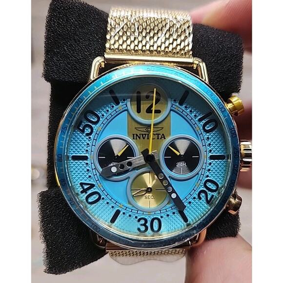 Invicta Accessories - BRAND NEW Gold Invicta 69468 Speedway Men's Chronograph Watch - 44mm